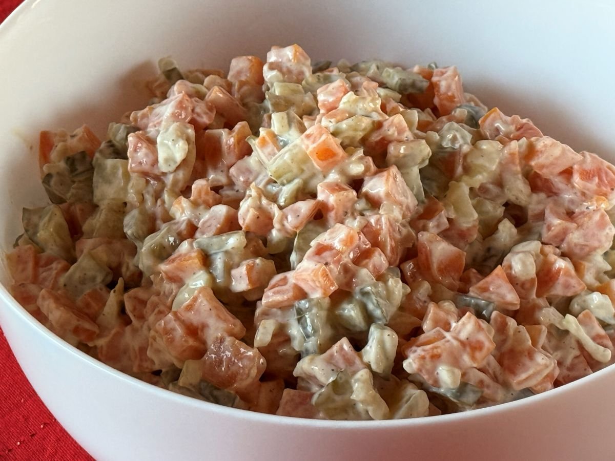 Virtų morkų mišrainė